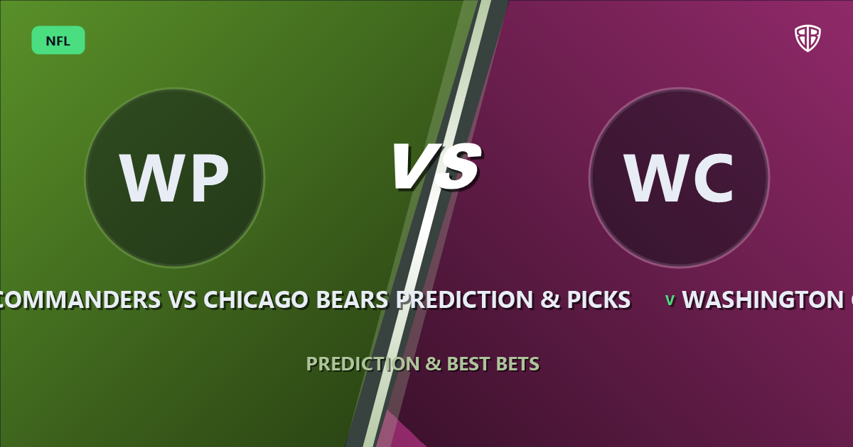 Washington Commanders vs Chicago Bears Prediction & Picks: Full Breakdown