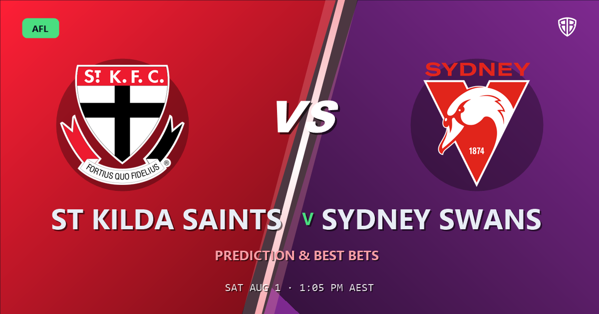 AFL news: St Kilda Saints vs Sydney Swans Prediction & Picks: Expert Footy Betting Guide