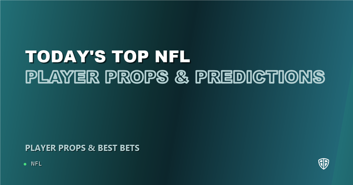 Today's Top NFL Player Props & Predictions, Wednesday 10/15 (Andrei Iosivas Focus)