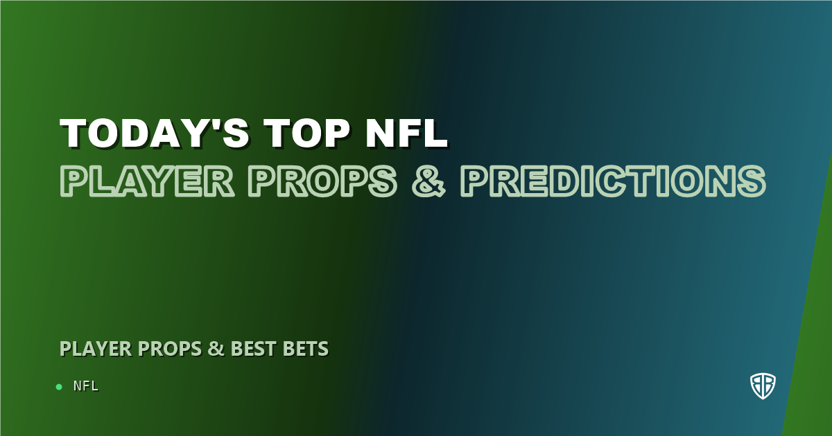 Today's Top NFL Player Props & Predictions, Thursday 10/16 (Tage Thompson Focus)
