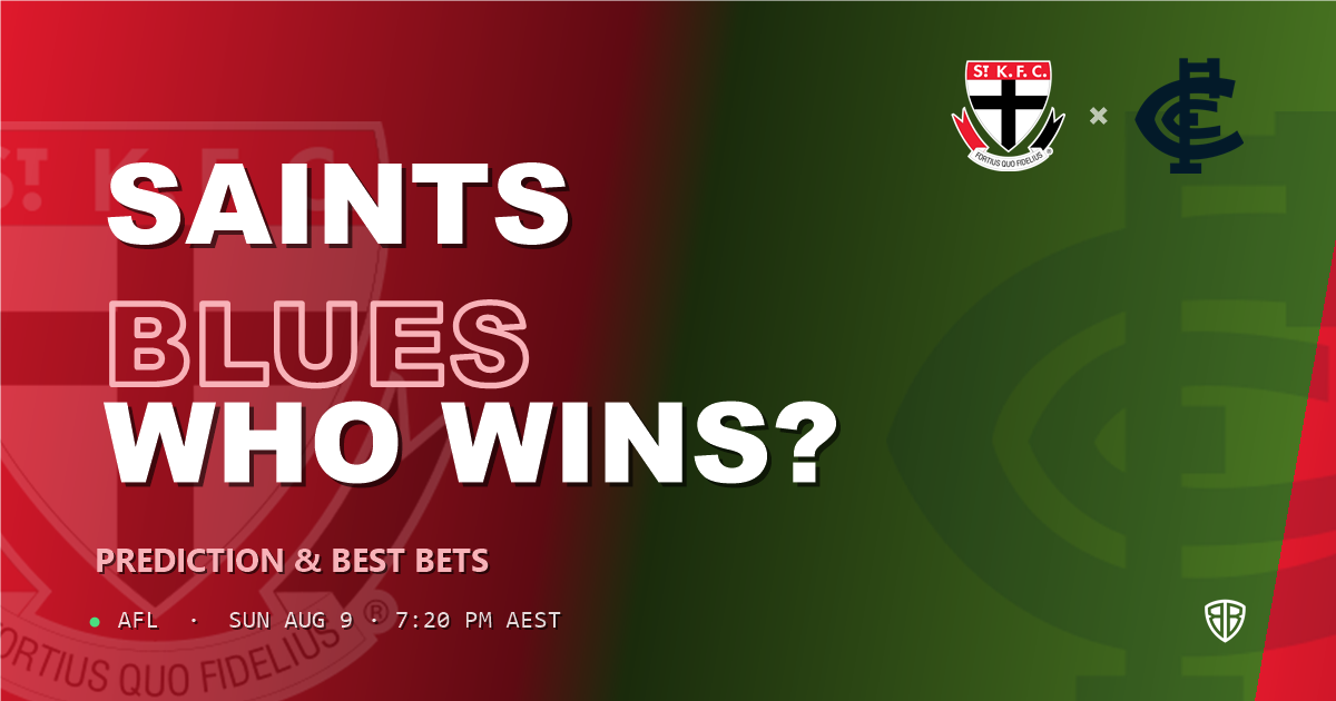AFL news: St Kilda Saints vs Carlton Blues Prediction & Picks: Odds Analysis & Top Props