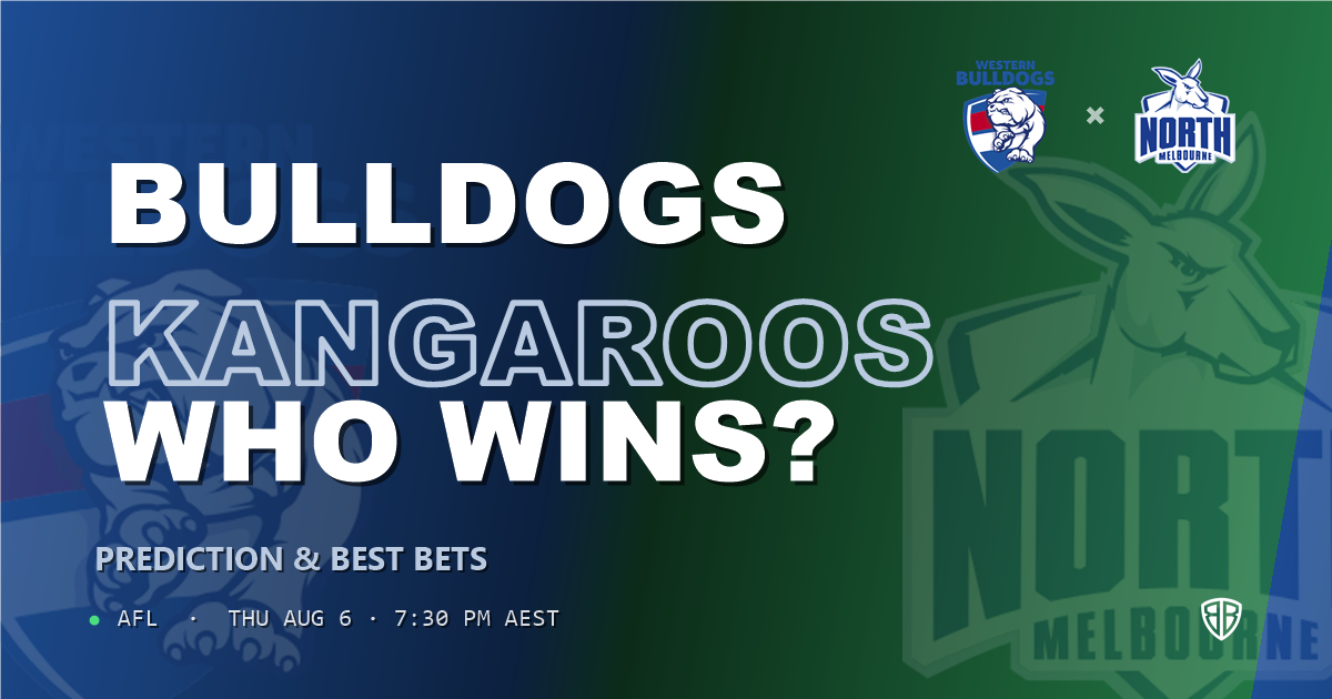 AFL news: Western Bulldogs vs North Melbourne Kangaroos Prediction & Picks: Expert Footy Betting Guide