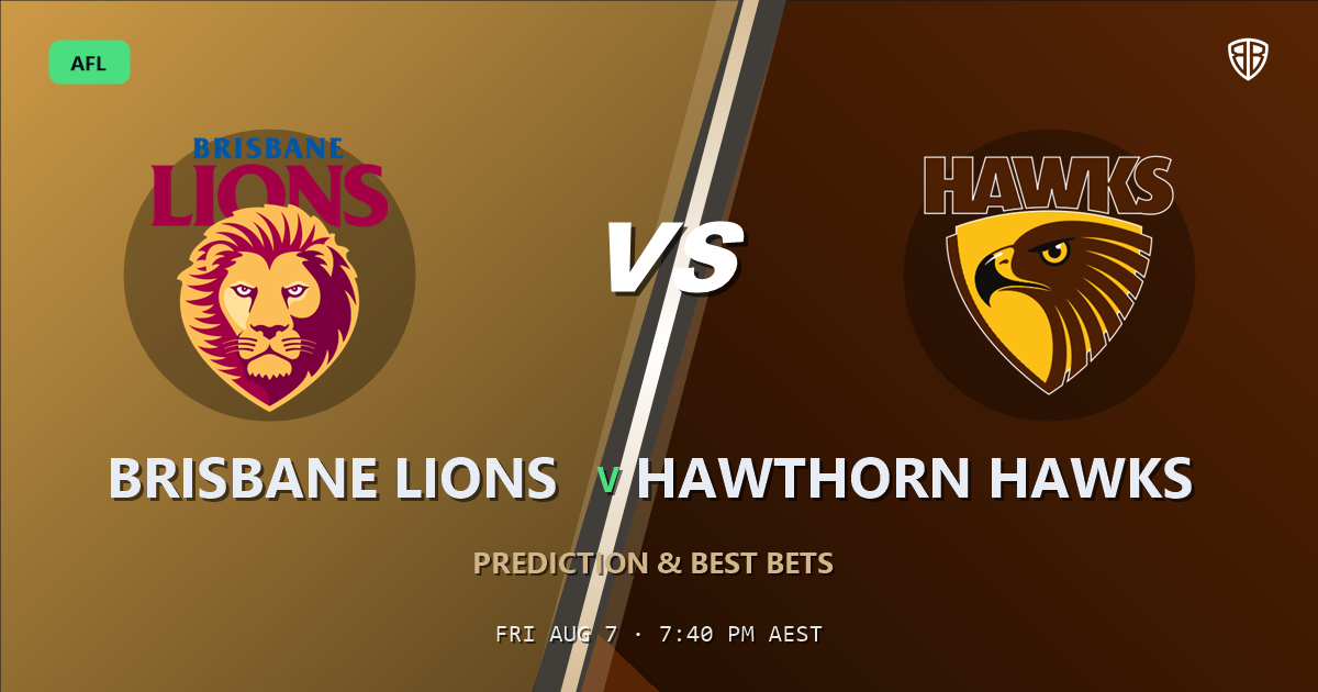AFL news: Brisbane Lions vs Hawthorn Hawks Prediction & Picks (Cam Mackenzie Key Factor): Full Match Breakdown & Bets