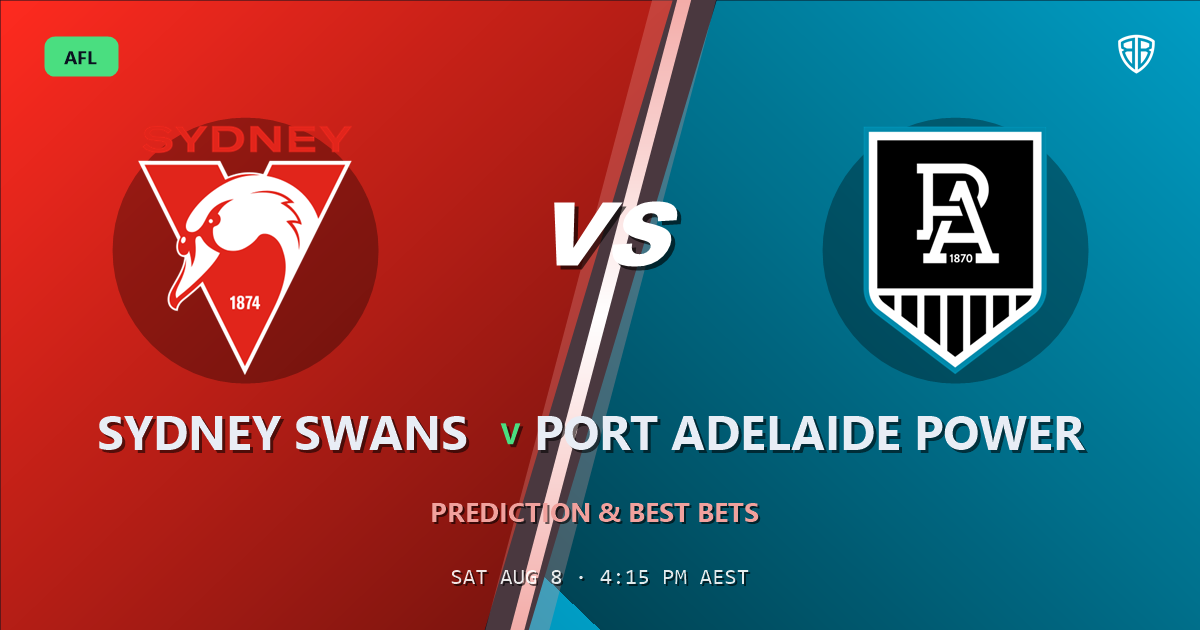 AFL news: Sydney Swans vs Port Adelaide Power Prediction & Picks: Full Match Breakdown & Bets