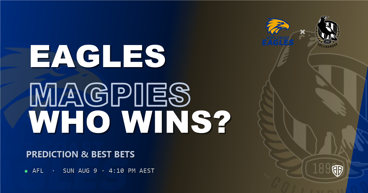 AFL news: West Coast Eagles vs Collingwood Magpies Prediction & Picks: Expert Footy Betting Guide