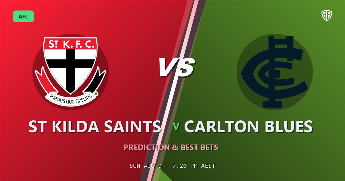 AFL news: St Kilda Saints vs Carlton Blues Prediction, Tips & Odds