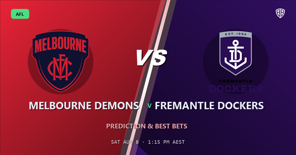 AFL news: Melbourne Demons vs Fremantle Dockers Prediction, Tips & Odds