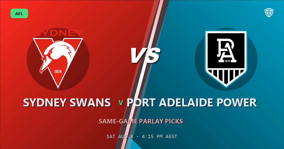 AFL news: Sydney Swans vs Port Adelaide Power Prediction & Same Game Multi picks Value Multi: Our Expert Analysis