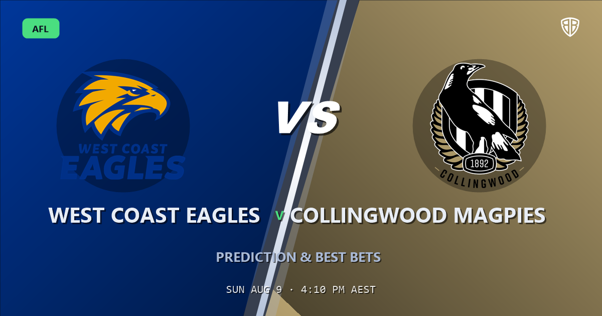 AFL news: West Coast Eagles vs Collingwood Magpies Prediction & Picks (Jack Graham Key Factor): Odds Analysis & Top Props