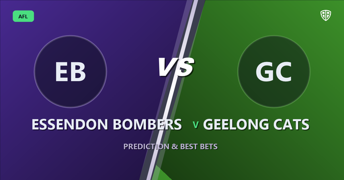 AFL news: Essendon Bombers vs Geelong Cats Prediction & Picks : Odds Analysis & Top Props