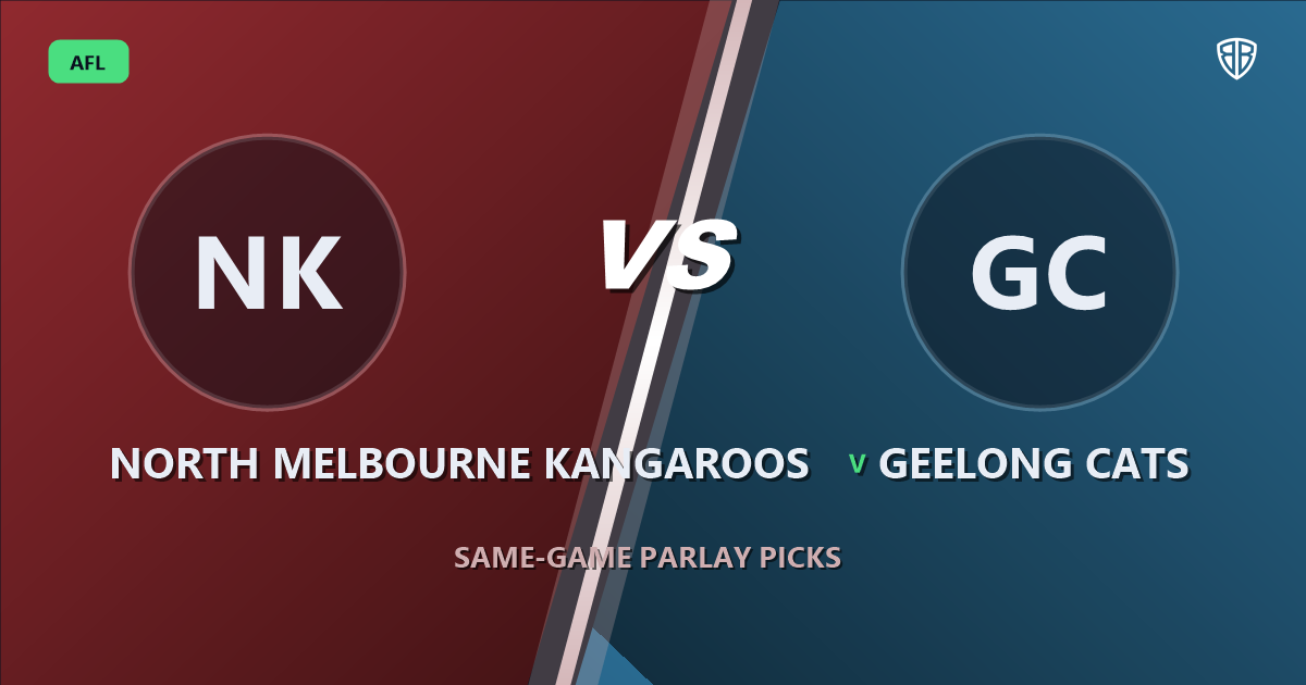 AFL news: North Melbourne Kangaroos vs Geelong Cats Same Game Multi Tips & Prediction