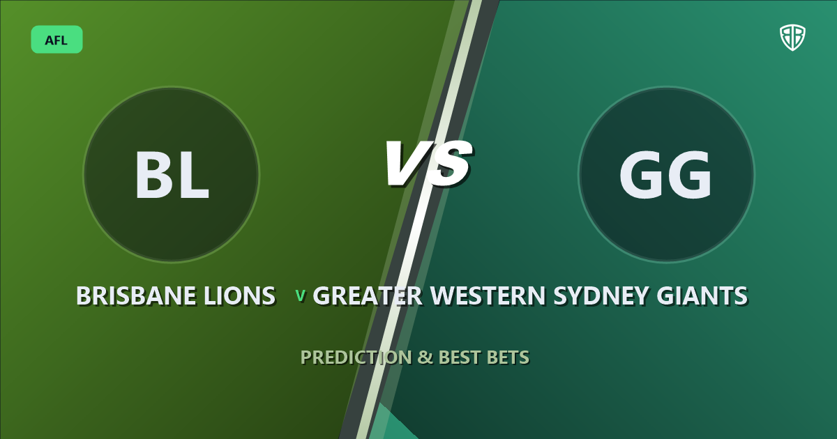 AFL news: Brisbane Lions vs Greater Western Sydney Giants Prediction & Picks : Stat-Based Insights