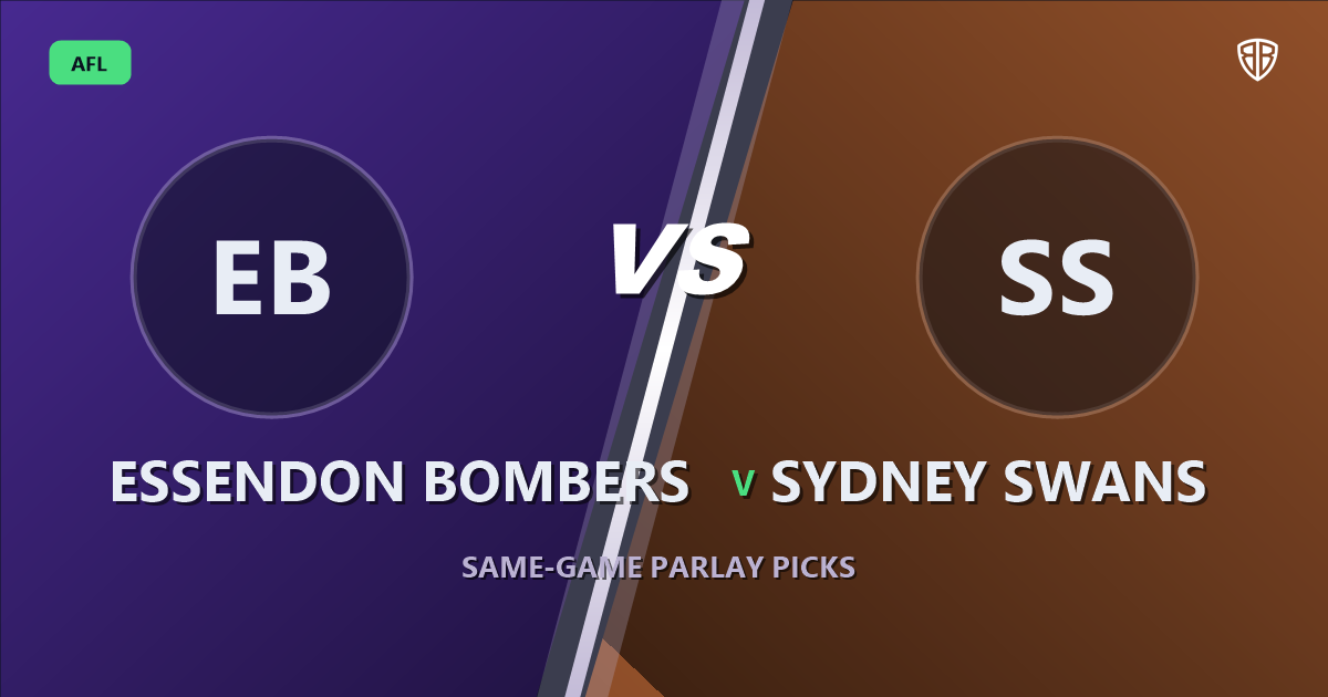 AFL news: Essendon Bombers vs Sydney Swans Prediction & Same Game Multi picks Top SGM: Our Expert Analysis