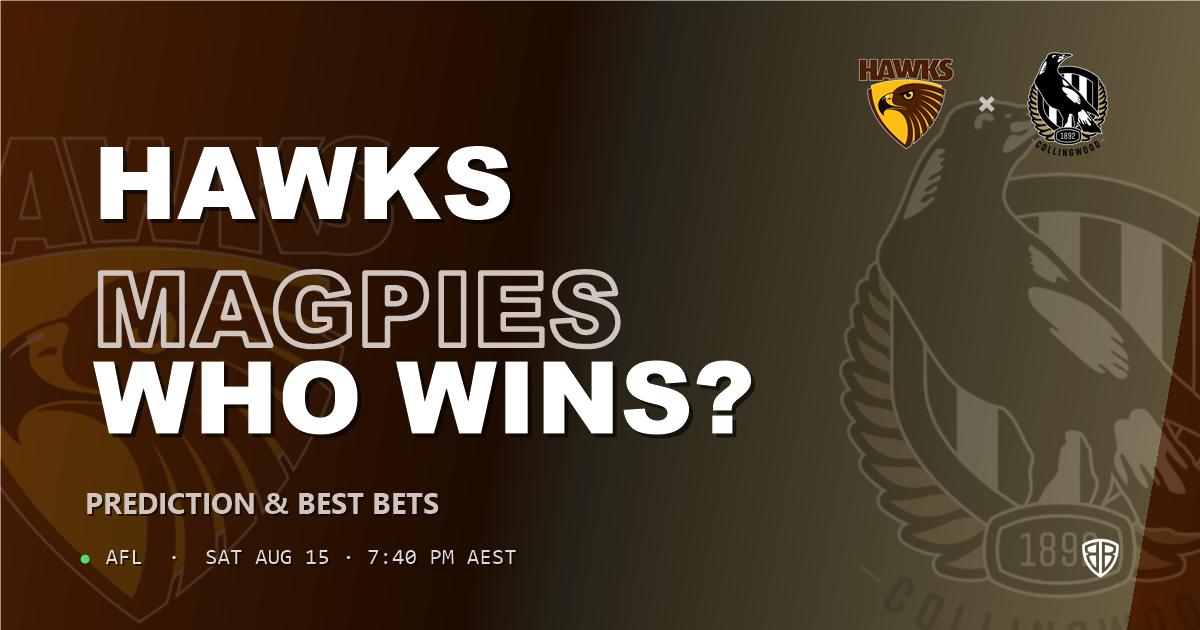 AFL news: Hawthorn Hawks vs Collingwood Magpies Prediction & Picks: Odds Analysis & Top Props