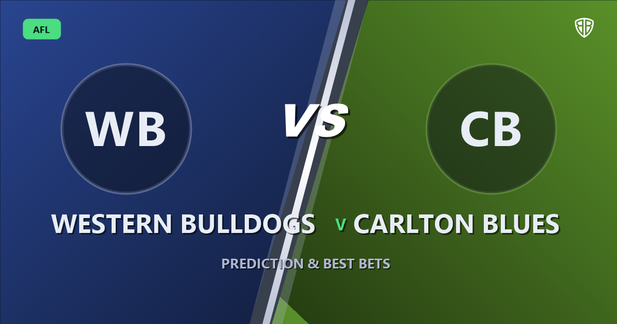 AFL news: Western Bulldogs vs Carlton Blues Prediction, Tips & Odds