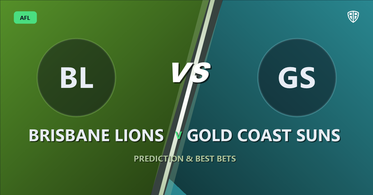 AFL news: Brisbane Lions vs Gold Coast Suns Prediction, Tips & Odds