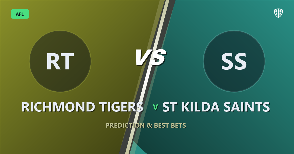 AFL news: Richmond Tigers vs St Kilda Saints Prediction, Tips & Odds