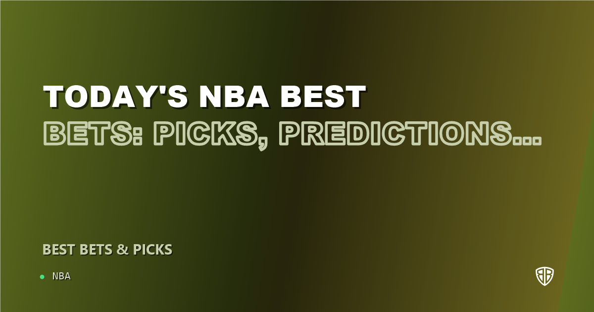 Today's NBA Best Bets: Picks, Predictions and Odds (Saturday 12/13 Slate)