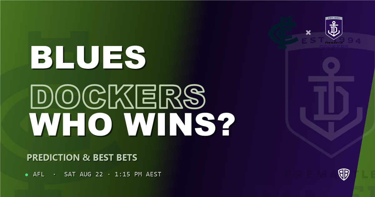 AFL news: Carlton Blues vs Fremantle Dockers Prediction & Picks: Winning Game Angles