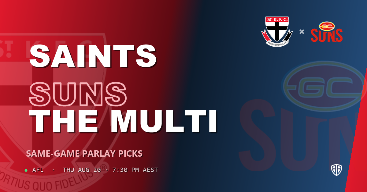 AFL news: St Kilda Saints vs Gold Coast Suns Prediction & Same Game Multi picks Value Multi: Analytics Breakdown