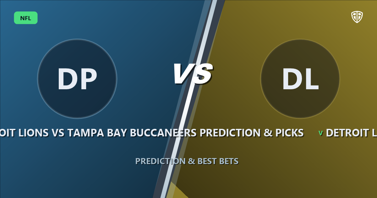 Detroit Lions vs Tampa Bay Buccaneers Prediction & Picks (David Montgomery Impact): Full Breakdown