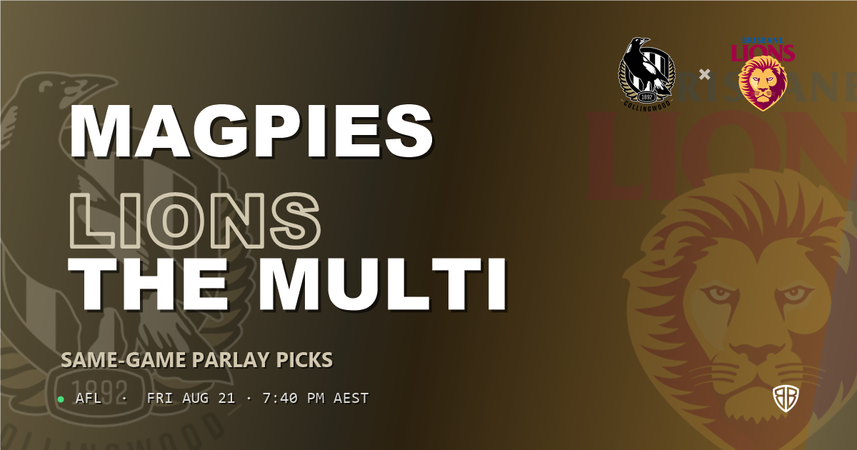 AFL news: Collingwood Magpies vs Brisbane Lions Prediction & Same Game Multi picks Value Multi: Smart Betting Angles