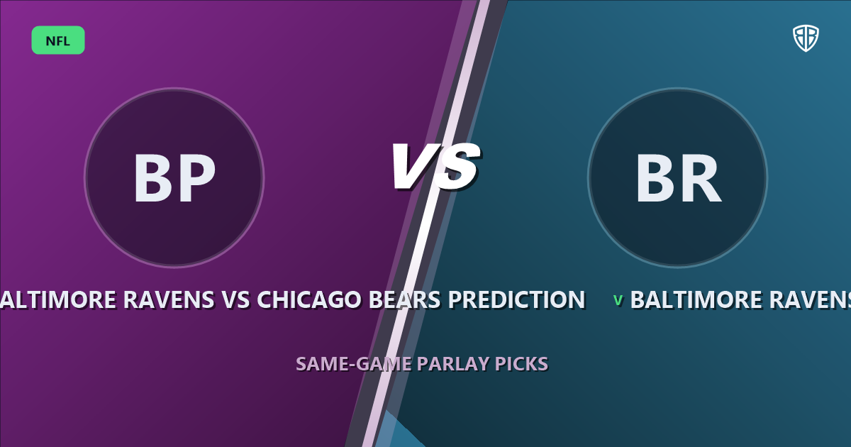 Baltimore Ravens vs Chicago Bears Prediction & Same Game Parlay Picks: Expert Analysis