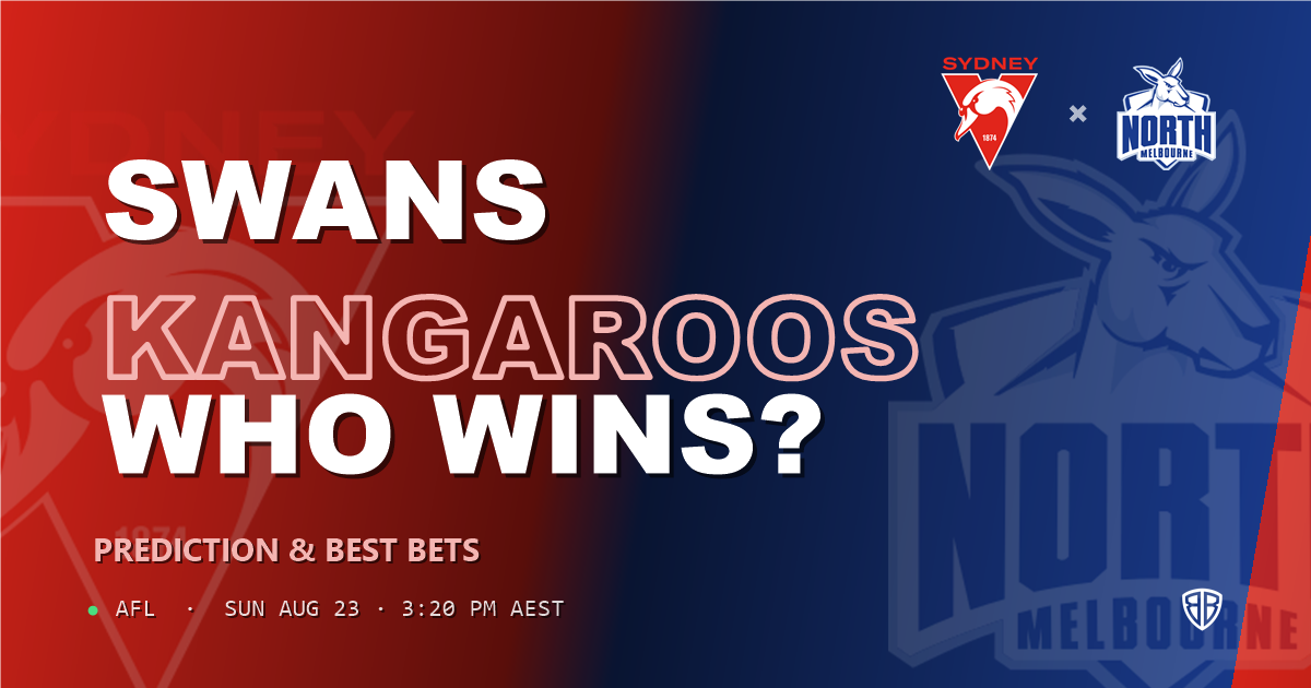 AFL news: Sydney Swans vs North Melbourne Kangaroos Prediction & Picks (Aidan Corr Key Factor): Expert Footy Betting Guide