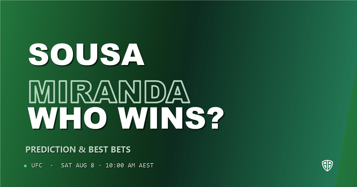 UFC news: Manoel Sousa vs Richie Miranda Prediction & Picks: Winning Game Angles