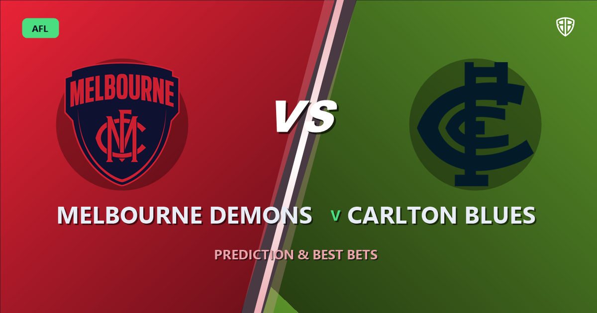 AFL news: Melbourne Demons vs Carlton Blues Prediction & Picks: Full Match Breakdown & Bets