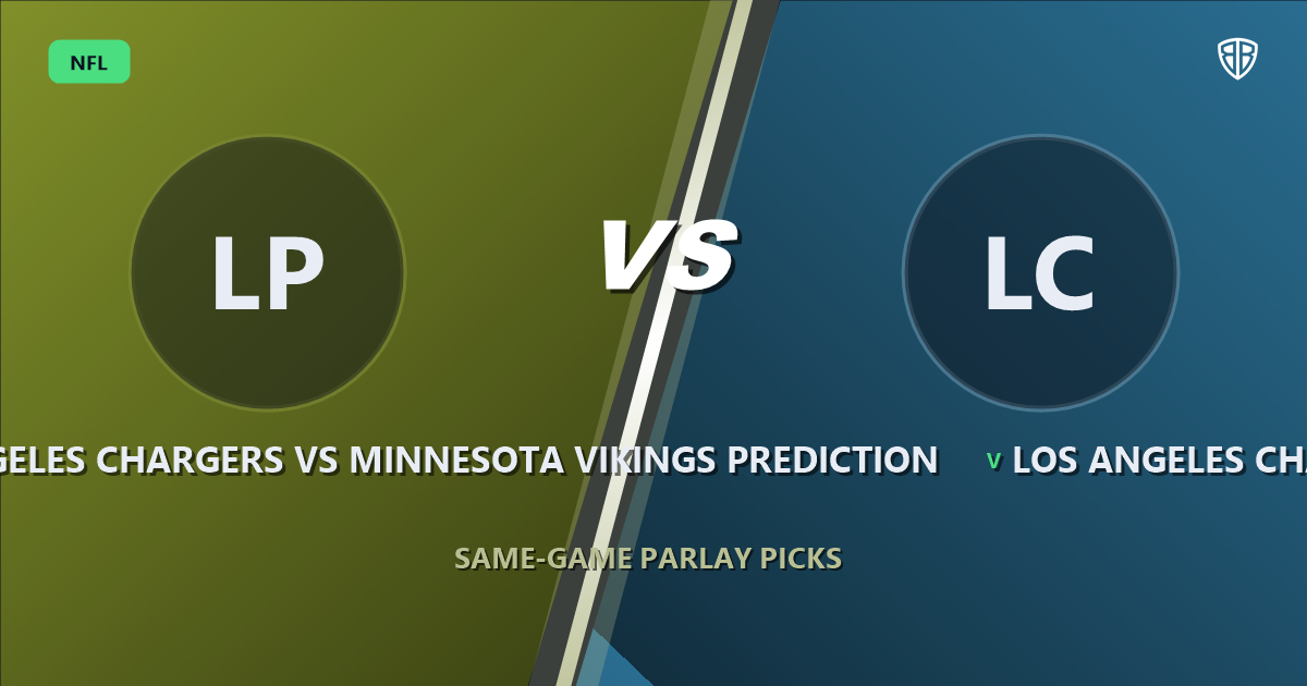 Los Angeles Chargers vs Minnesota Vikings Prediction & Same Game Parlay Picks: High-Value Angles