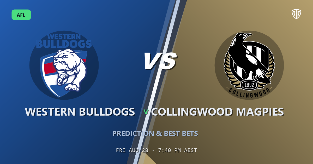 AFL news: Western Bulldogs vs Collingwood Magpies Prediction & Picks (Ed Richards Key Factor): Odds Analysis & Top Props