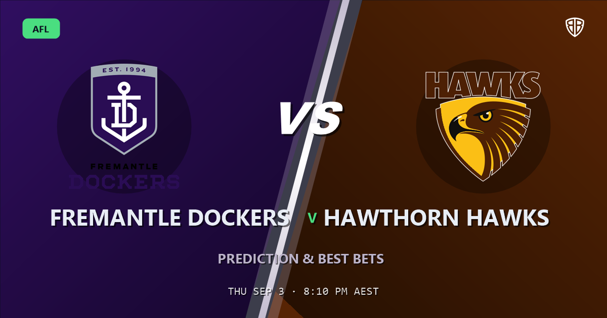 AFL news: Fremantle Dockers vs Hawthorn Hawks Prediction & Picks (Jarman Impey Key Factor): Expert Footy Betting Guide