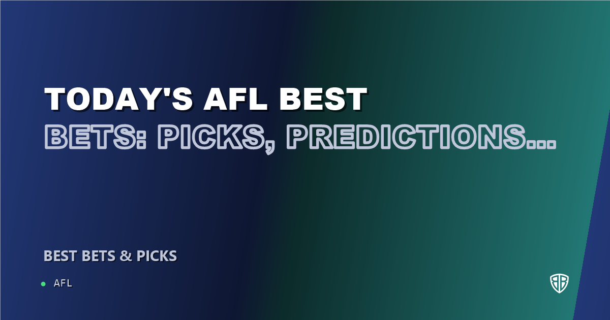 AFL betting: Today
