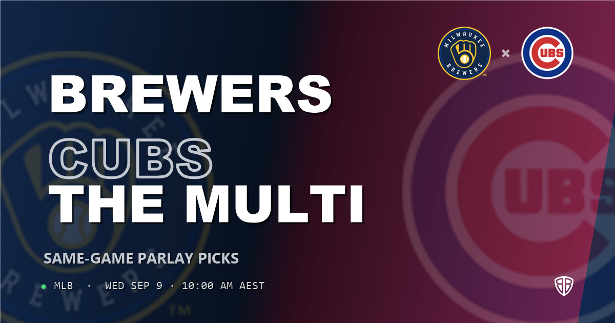 Milwaukee Brewers vs Chicago Cubs Prediction and Same Game Parlay picks, September 10, 2026