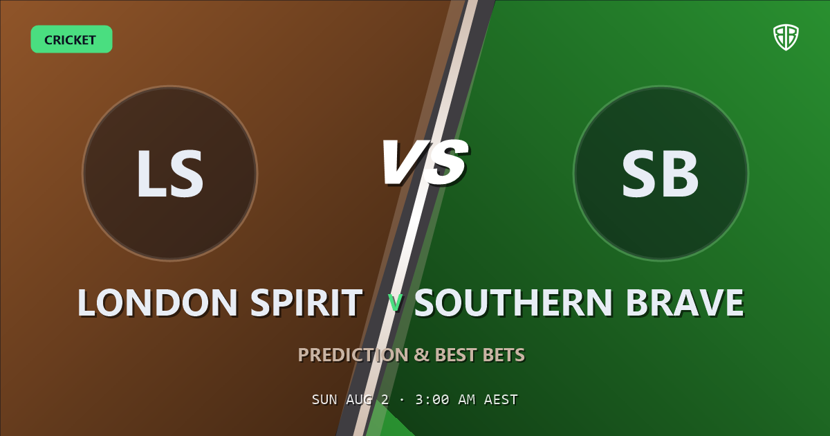 Cricket news: London Spirit vs Southern Brave Prediction & Picks: The Hundred Preview