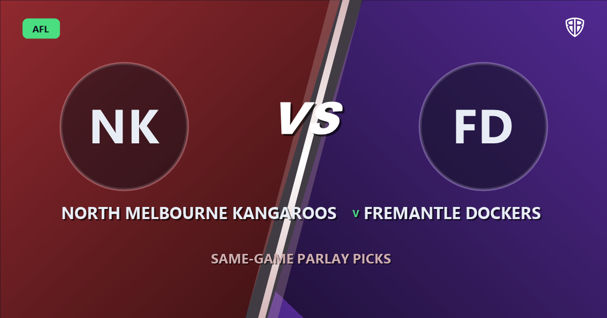 AFL news: North Melbourne Kangaroos vs Fremantle Dockers Prediction & Same Game Multi picks Key Insights: Analytics Breakdown