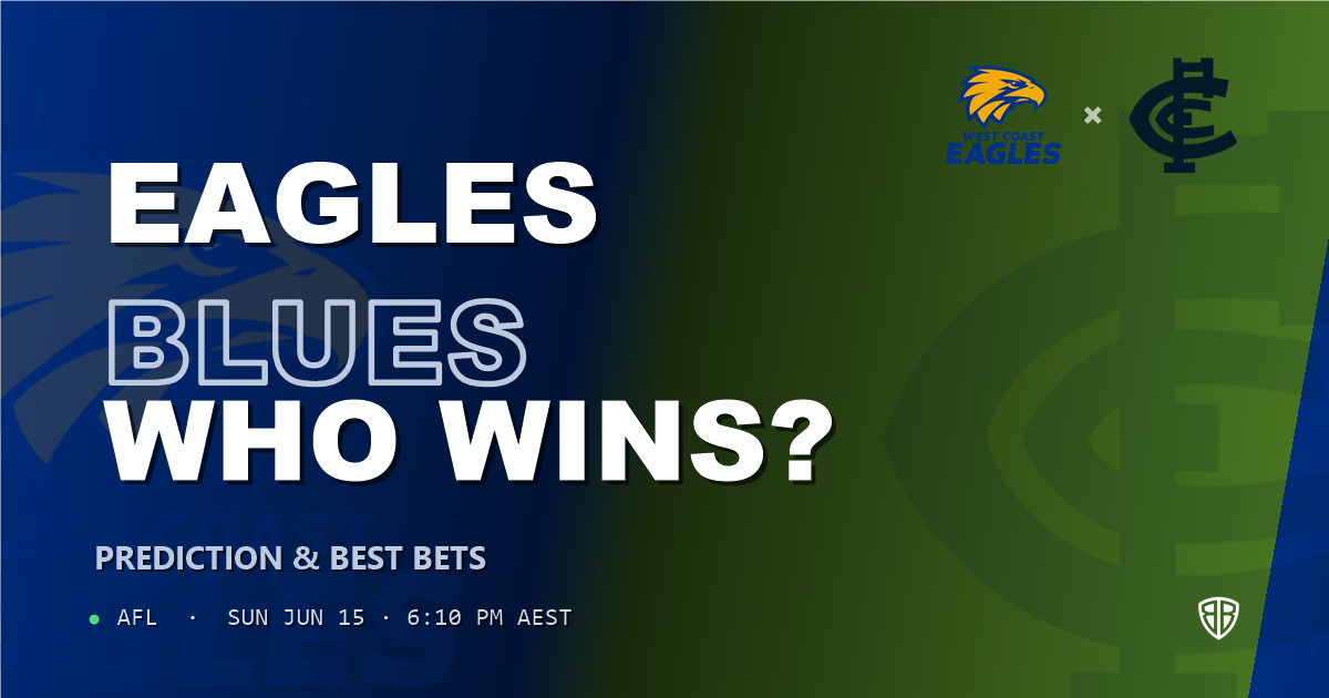 AFL news: West Coast Eagles vs Carlton Blues Prediction & Picks : Odds Analysis & Top Props