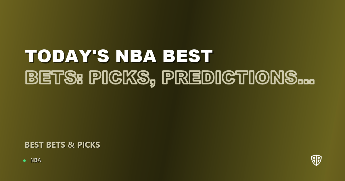 Today's NBA Best Bets: Picks, Predictions and Odds (Tuesday 01/06 Slate)
