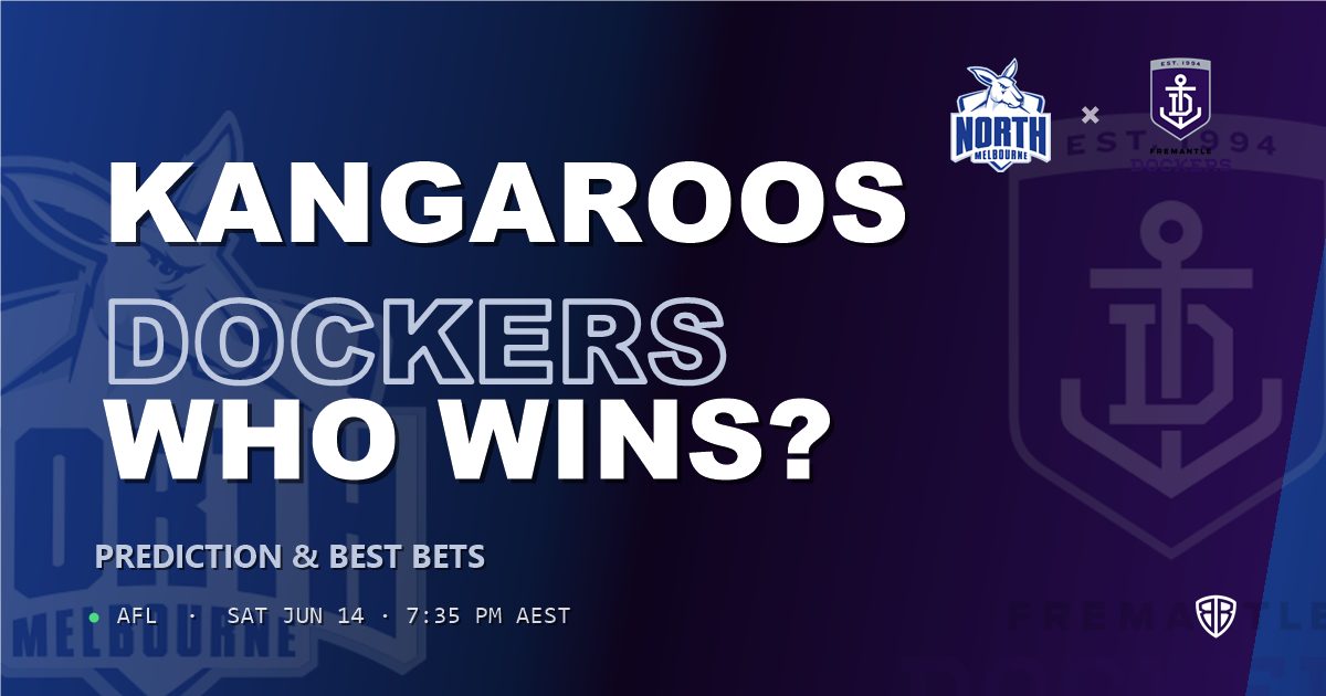 AFL news: North Melbourne Kangaroos vs Fremantle Dockers Prediction & Picks : Stat-Based Insights