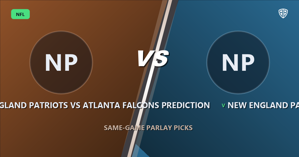 New England Patriots vs Atlanta Falcons Prediction & Same Game Parlay Picks: Data-Driven Targets