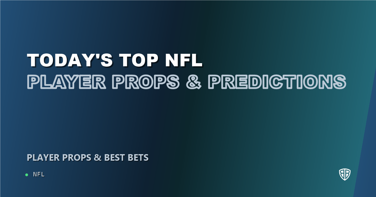 Today's Top NFL Player Props & Predictions, Sunday 11/02 (Andrei Iosivas Focus)