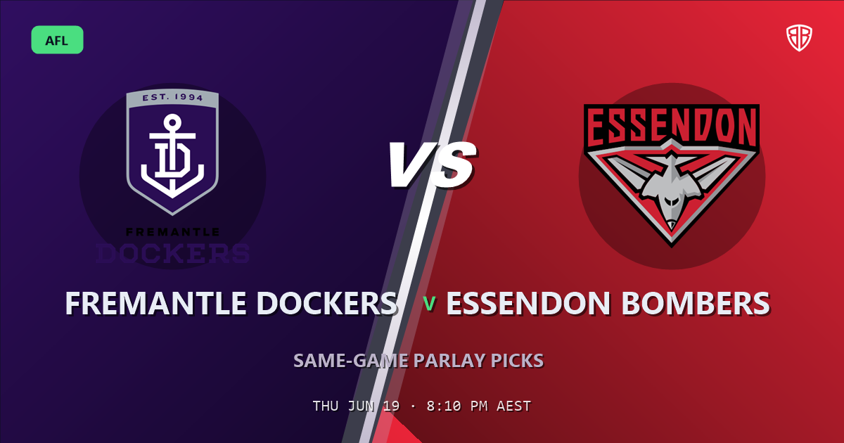 AFL news: Fremantle Dockers vs Essendon Bombers Prediction & Same Game Multi picks Key Insights: High-Value Opportunity
