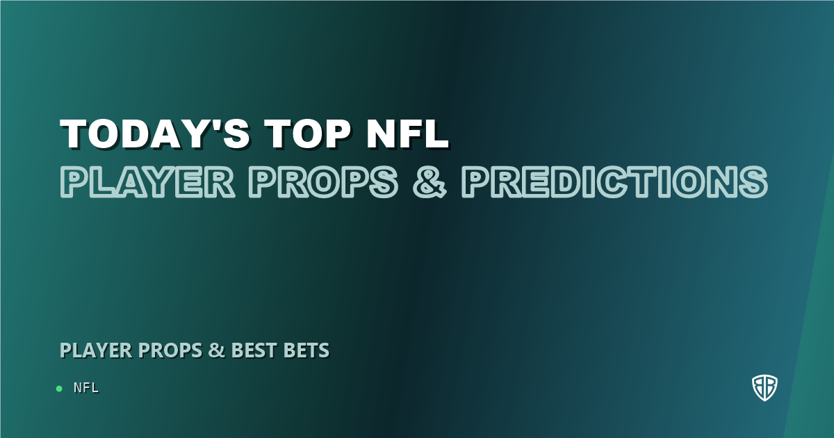 Today's Top NFL Player Props & Predictions, Monday 11/10 (Jalen Nailor Focus)