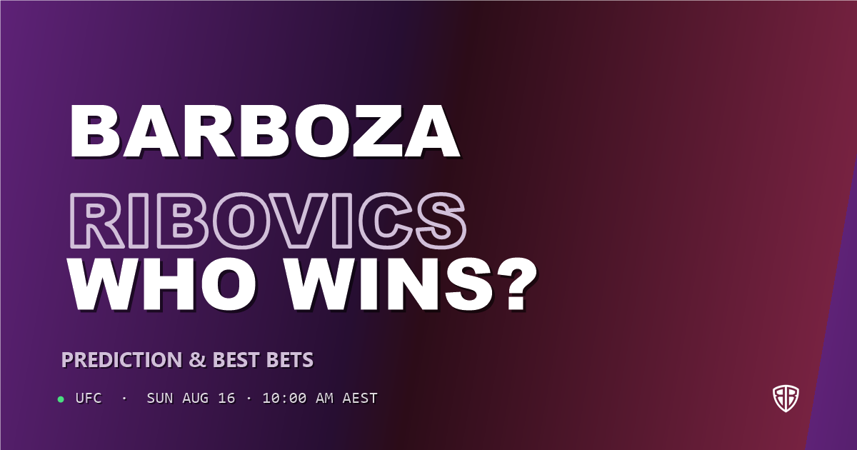 UFC news: Edson Barboza vs Esteban Ribovics Prediction & Picks: Smart Betting Angles