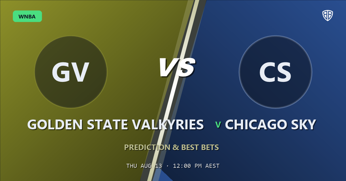 WNBA news: Golden State Valkyries vs Chicago Sky Prediction & Picks (Azura Stevens Key Factor): High-Value Opportunity