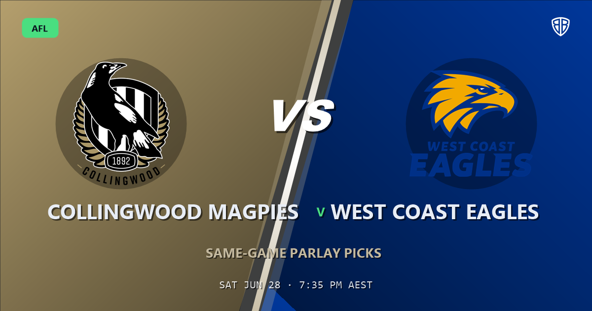 AFL news: Collingwood Magpies vs West Coast Eagles Prediction & Same Game Multi picks Value Multi: Smart Betting Angles