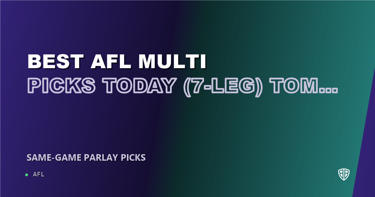 AFL news: Best AFL Multi Picks Today, Wednesday 06/25 (7-Leg) Tom Lynch Prop Focus: Maximize Your Winnings