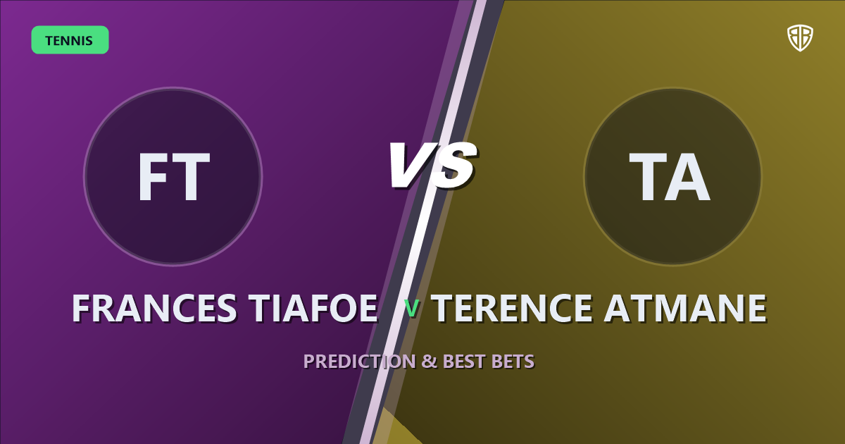 Frances Tiafoe vs Terence Atmane Prediction: Odds & Edge Breakdown