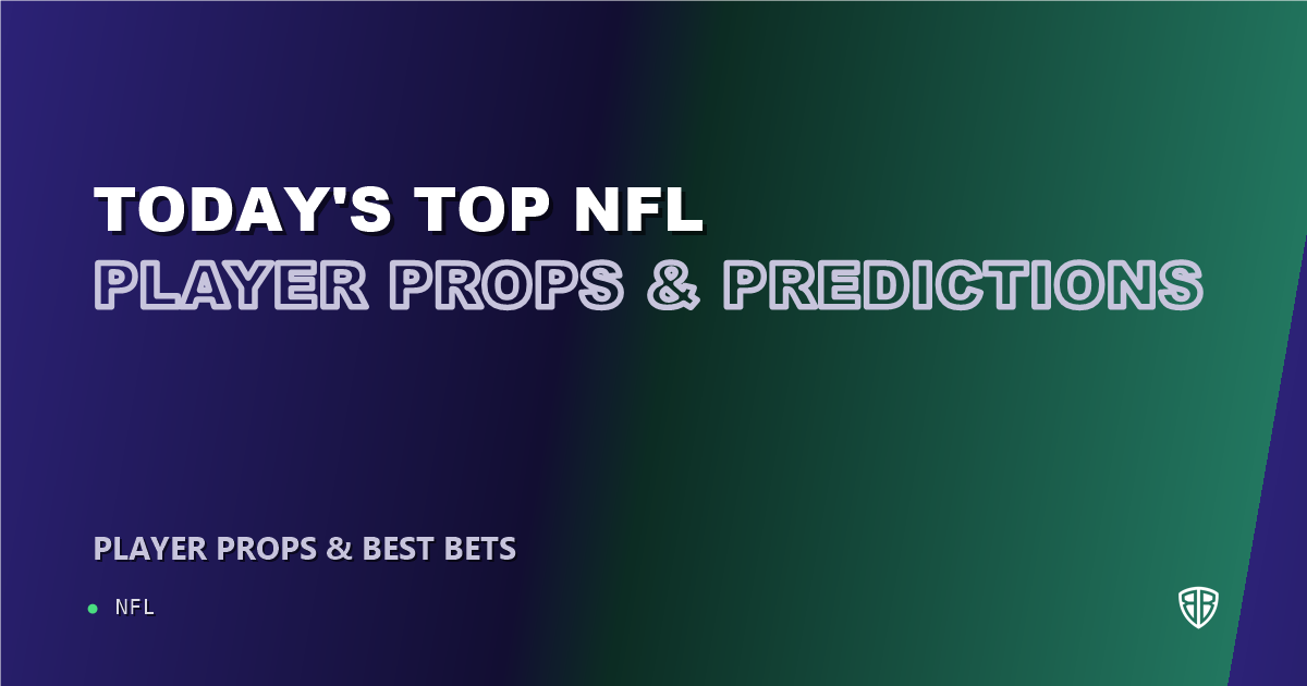 Today's Top NFL Player Props & Predictions, Sunday 11/23 (Caleb Williams Focus)